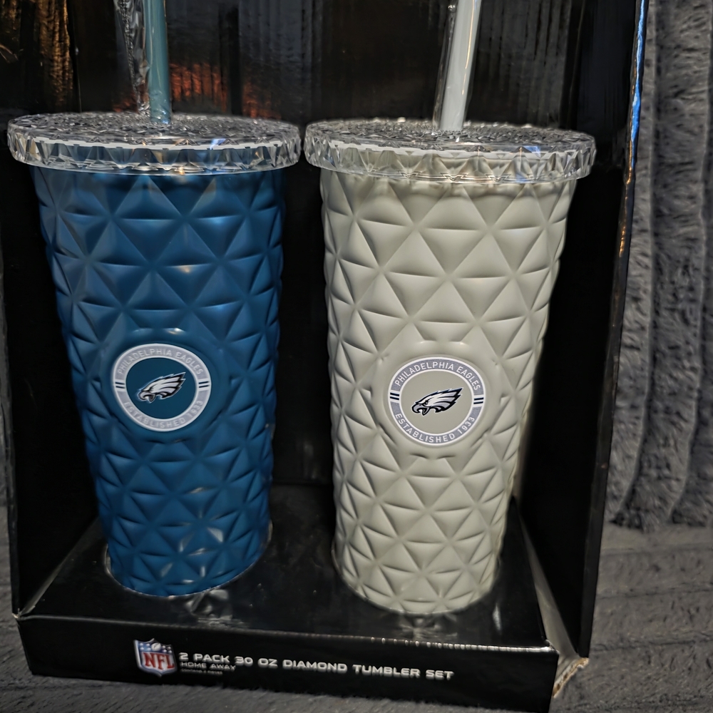 Philadelphia Eagles Diamond Tumbler Set